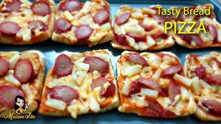 Pizza Bread  Tasty Bread Pizza [upl. by Letsyrk]