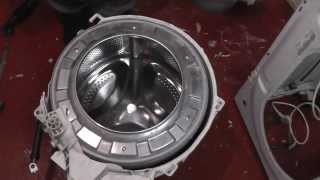 Indesit Washing Machine dismantlingBearings issue problem [upl. by Aleirbag379]