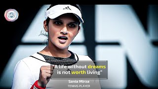 Sania Mirza  Inspiring Personality [upl. by Eveivaneg]