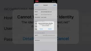 How to Fix quotCannot Verify Server Identityquot Mail Error on Your iPhone [upl. by Reyam621]