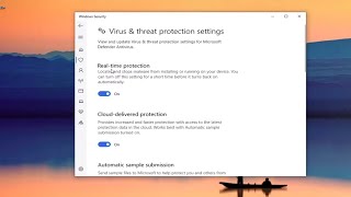 How to Turn On Or Off Virus and Threat Protection in Microsoft Defender  Windows 10 Tutorial [upl. by Nnylsia]