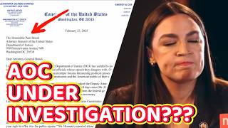 AOC TERRIFIED Begs DOJ to Reveal Investigation into Her Helping Migrants aoc newyork immigration [upl. by Sadnak]