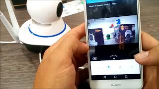 CAMARA IP ROBOTICA WIFI YOOSEE [upl. by Gittel759]