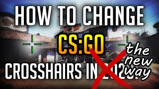 CSGO How To Change Crosshairs The NEW Way [upl. by Mrots]