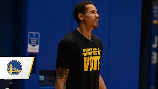 Inside The Dubble  Juan ToscanoAnderson Micd Up at Warriors Minicamp [upl. by Lipkin488]