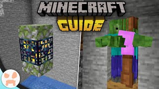 EASY ZOMBIE SPAWNER XP FARM  The Minecraft Guide  Tutorial Lets Play Ep 12 [upl. by Gesner]