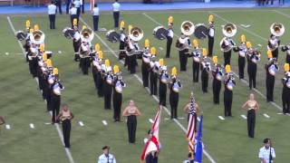 Buchholz High School Band playing the National Anthem September 14 2012 [upl. by Cressler]