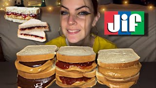 LOADED PEANUT BUTTER SANDWICH MUKBANG Vegan No Talking [upl. by Durward]