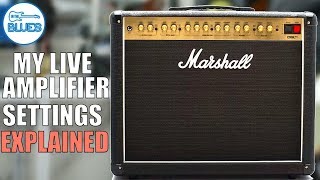 How I Set My Marshall DSL40CR Guitar Amplifier for Live Use [upl. by Anin242]