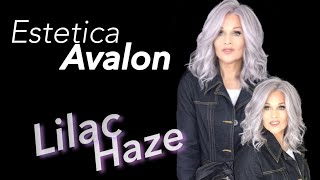 Estetica AVALON Wig Review  LILAC HAZE  SMOKEHOUSE COLORS  3 Lighting Schemes  STYLING [upl. by Haidabej941]