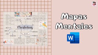 COMO HACER MAPAS MENTALES EN WORD [upl. by Nylloh]