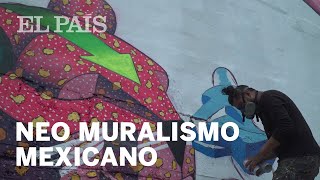 ‘Spaik’ el arte urbano heredero del muralismo mexicano  Cultura [upl. by Alemap677]