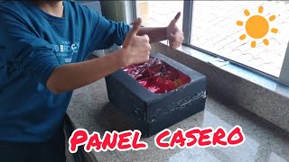 COMO HACER UN PANEL SOLAR TÉRMICO CASERO [upl. by Leno]