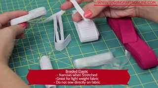 Learn How To Sew Sewing Elastic Episode 7 [upl. by Eli539]