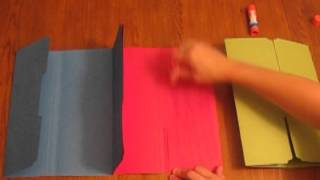 How to make a TriFolder Lapbookmpg [upl. by Haram8]