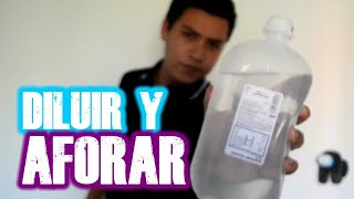 DILUIR Y AFORAR MEDICAMENTOS EJEMPLOS [upl. by Arlyne37]