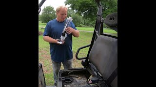 DIY 2013 Polaris Ranger 800 EFI bad fuel pump diagnose and replacement [upl. by Hpesoj]