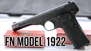 The FN Model 1922 Pistol [upl. by Petracca]