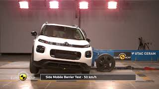 Euro NCAP Crash Test of Citroën C3 Aircross [upl. by Rodmann]