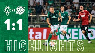 SV Werder Bremen  Hannover 96 11 00  Highlights 1 Spieltag Saison 202122 [upl. by Auric]