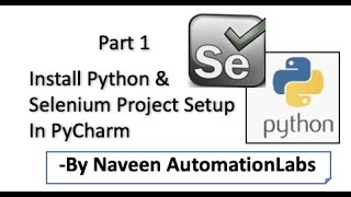 Selenium WebDriver With Python  Installation amp First Code  Part 1 [upl. by Nivag]