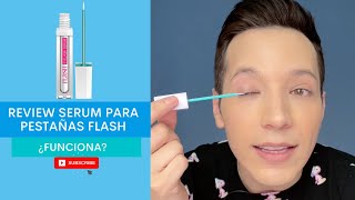 Review Serum Alargador De Pestañas Flash I Funciona O No [upl. by Innej838]