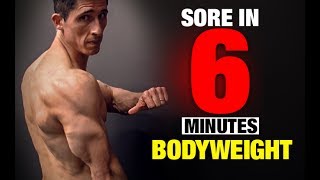 Bodyweight Triceps Workout SORE IN 6 MINUTES [upl. by Ashford]