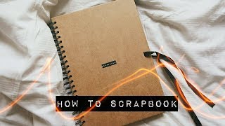 DIY HOW TO SCRAPBOOK [upl. by Laspisa985]