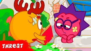 KikoRiki 2D  Episodes about Threats  Cartoon for Kids [upl. by Noman]