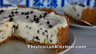 No Bake Cannoli Cheesecake  Italian Cheesecake Recipe [upl. by Zippel]