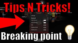 HOW TO GET MORE CREDITS IN BREAKING POINT  TIPS N TRICKS ROBLOX BREAKING POINT [upl. by Hachman]