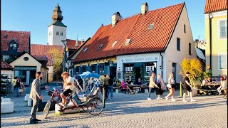 Sweden Walks Visby Gotland Streets and people in medieval world heritage town [upl. by Luehrmann]