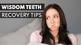 Wisdom Teeth Extractions RECOVERY TIPS How To Heal Fast [upl. by Alywt]