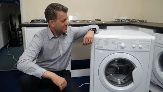 Indesit IWC81251 or IWC71252 1200 Spin Washing Machine Demonstration [upl. by Damarra]