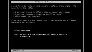 Windows\System32\Config\System Missing Or Corrupt Fix Tutorial [upl. by Arnuad]