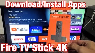 Fire TV Stick How to DownloadInstall Apps [upl. by Esme]