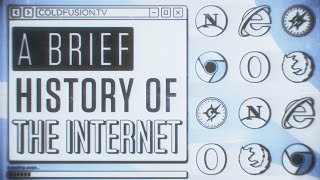 A Brief History of the Internet  First Website First Meme [upl. by Auqinihs766]