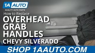 How to Replace Overhead Grab Handles 1419 Chevy Silverado [upl. by Weixel198]