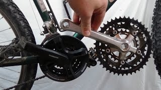 Crankset Removal amp Installation  Bike [upl. by Elleirb]