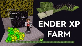 Minecraft Enderman XP Farm  Easy Tutorial and Very Effective  120 [upl. by Silvie971]