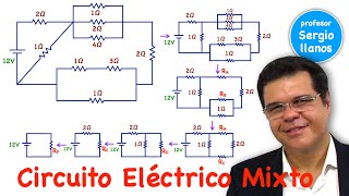 Circuito ElÃ©ctrico Mixto Complejo [upl. by Atteyek281]