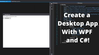 Start Building a Desktop App in WPF C  WPF C Tutorial Part 1 [upl. by Nahtahoj]