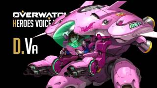 Overwatch  DVa All Voice Lines [upl. by Aisena]