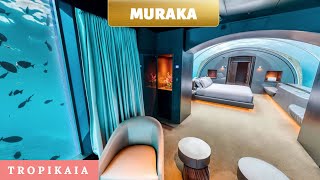 THE MURAKA Maldives Underwater Hotel Room Inside Look [upl. by Athalla]