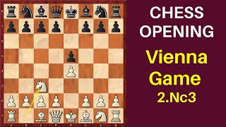 Chess Opening Vienna Game 2Nc3  Ideas and Traps [upl. by Wendolyn702]