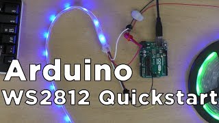 How to use WS2812B RGB LEDs with Arduino [upl. by Thamos]