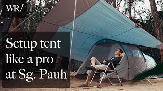 Sg Pauh Campsite x Quechua Arpenaz 41  S1E02 [upl. by Suivatna56]