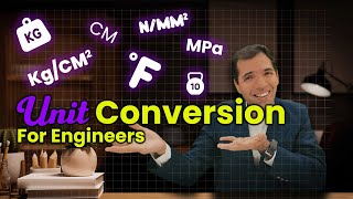 Unit Conversion  For Engineers density stress weight force pressure [upl. by Tymon]