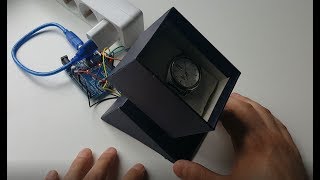 How to make Watchwinder for Automatic Watches  DIY Project Tutorial  using Arduino [upl. by Kera]