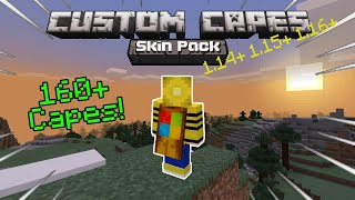 Windows 10 Minecraft Bedrock Edition  How To Install Custom Capes Skin Pack In 114 [upl. by Ring]